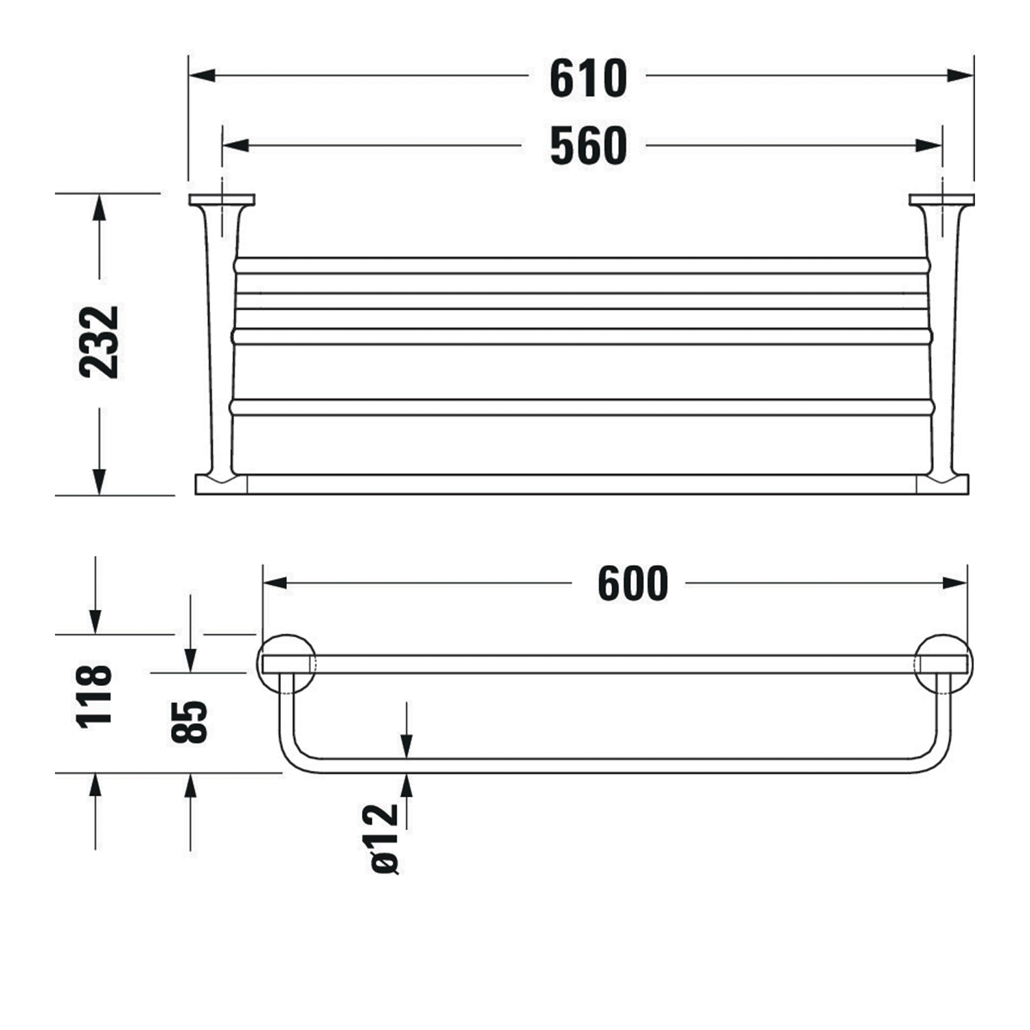 Duravit Promotional technical drawing  72 dpi  0099441000 3