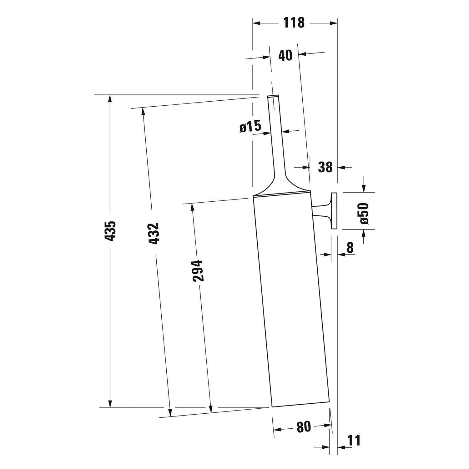 Duravit Promotional technical drawing  72 dpi  0099461000 1