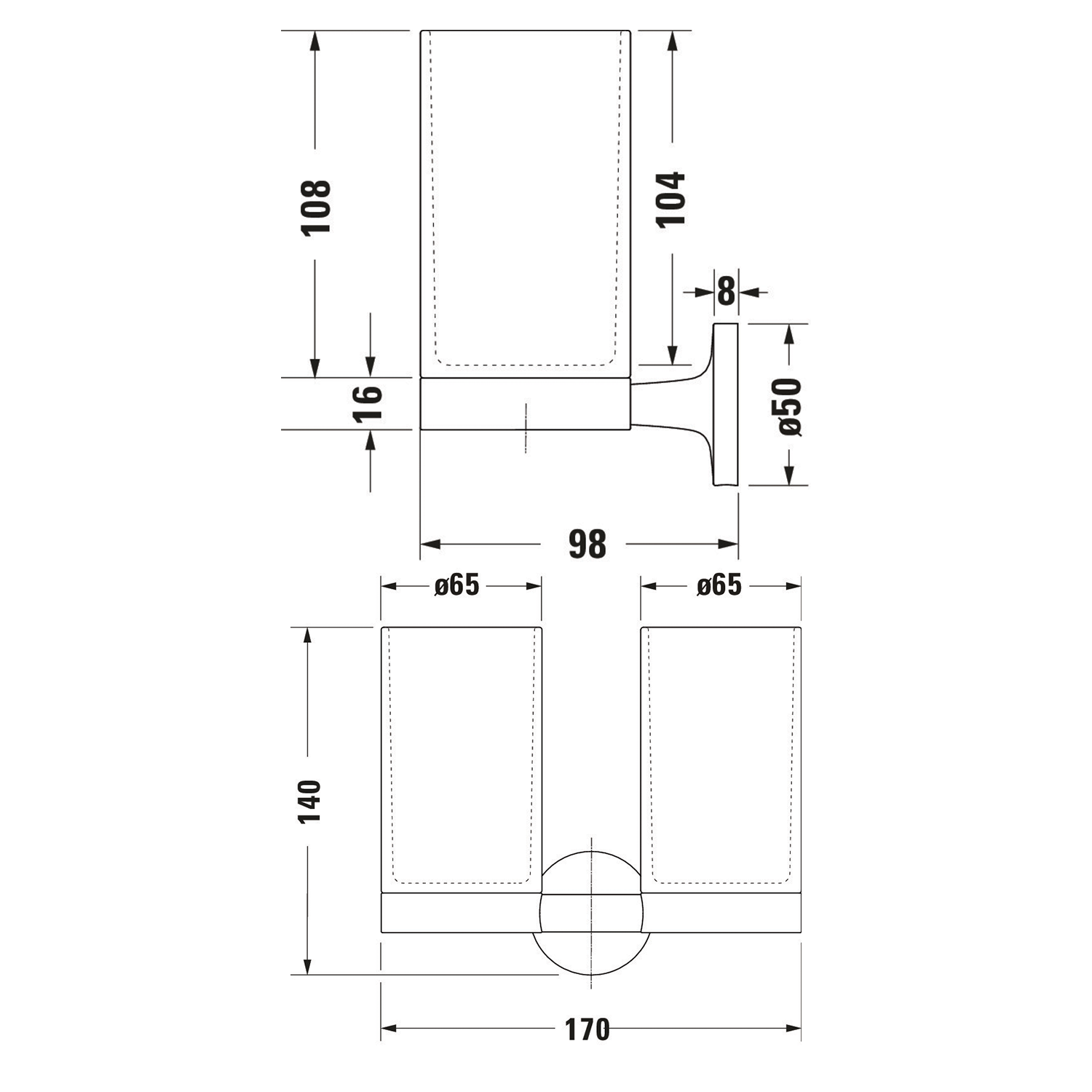 Duravit Promotional technical drawing  72 dpi  0099481000 4