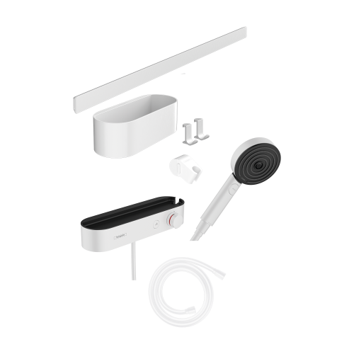 hansgrohe WallStoris Bundle hand shower 105 matt white