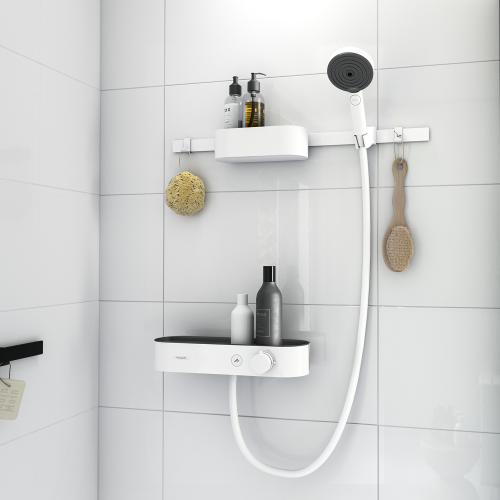 hansgrohe WallStoris Bundle hand shower 105 matt white technical