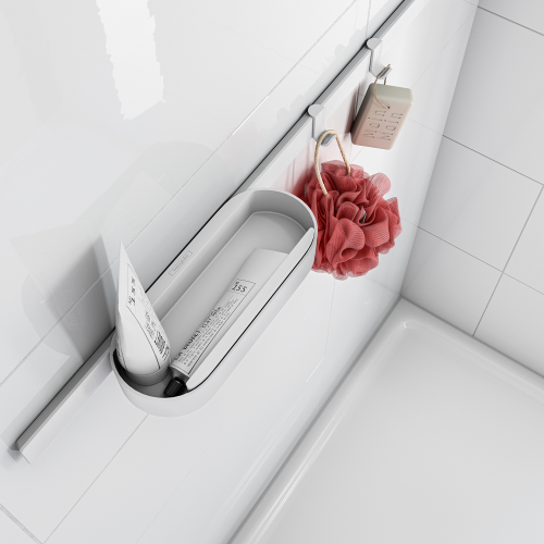 hansgrohe WallStoris Shower bundle matt white lifestyle