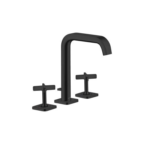 West one bathrooms AXOR citterio 3 hole basin mixer matt black