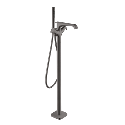 west one bathrooms axor citterio e floor standing thermostatic bath mixer brushed black chrome