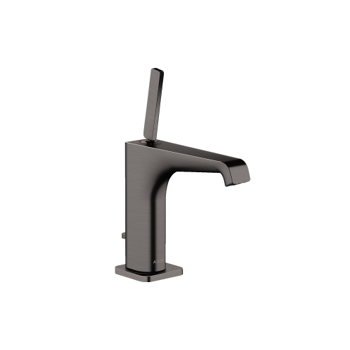 west one bathrooms AXOR Citterio E Single lever basin mixer 130 pin handle brushed black chrome