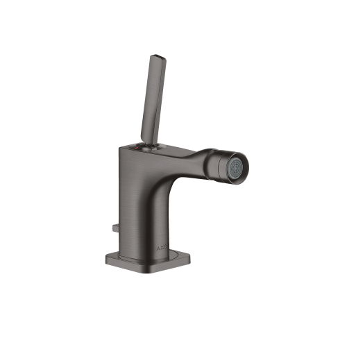 west one bathrooms axor citterio e single lever bidet mixer with pop up waste brushed black chrome