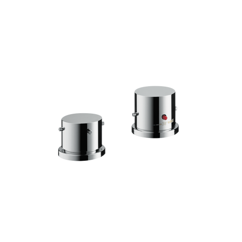 west one bathrooms AXOR Starck 2 hole rim mounted thermostatic bath mixer