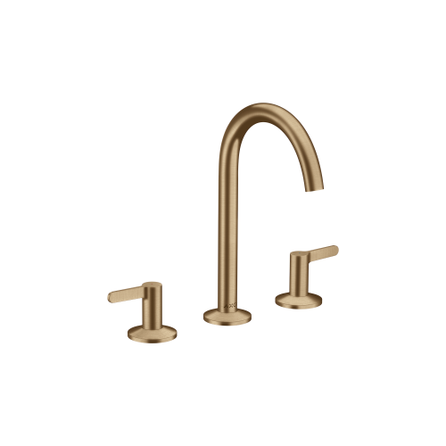 west one bathrooms online AXOR One 3 hole basin mixer 170 brushed bronze