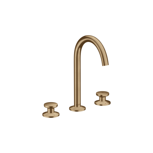 west one bathrooms online AXOR One 3 hole basin mixer Select 170 brushed bronze