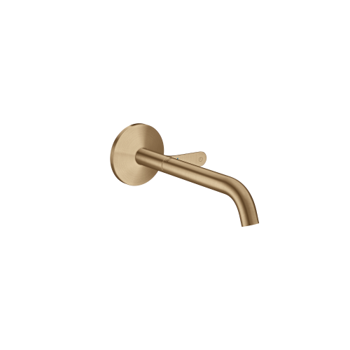 west one bathrooms online AXOR One Basin mixer wall mounted Select with spout 220mm brushed bronze