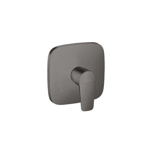 west one bathrooms online TalisE Single lever manual shower mixer soft cube brushed black chrome