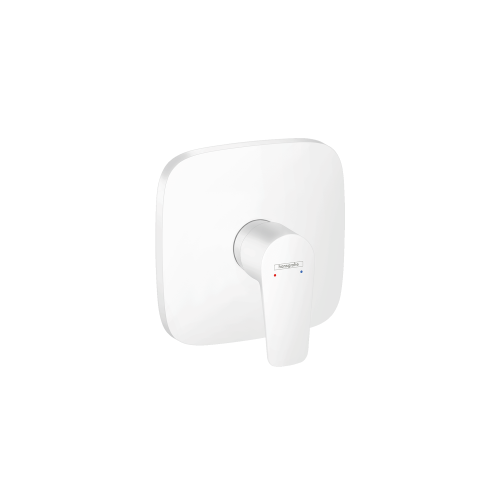 west one bathrooms online TalisE Single lever manual shower mixer soft cube matt white