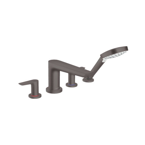 west one bathrooms TalisE 4 hole bath mixer brushed black chrome