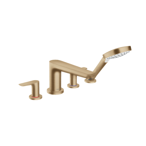 west one bathrooms TalisE 4 hole bath mixer brushed bronze