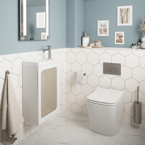 west one bathrooms Crosswater Alo Cloakroom Unit 400x220mm lifestyle