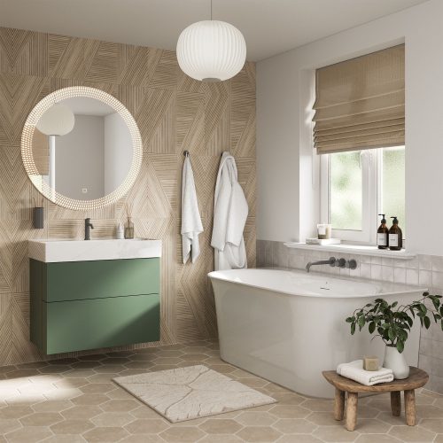 west one bathrooms online Canvass Illuminated Mirror lifestyle