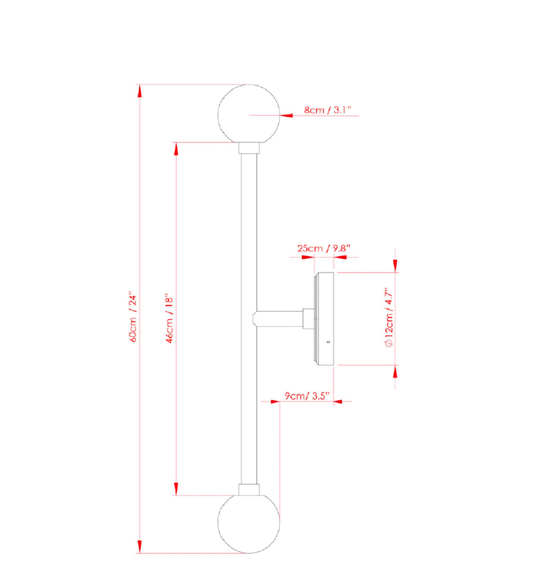 WOBO Mullan Monto Wall Light Technical