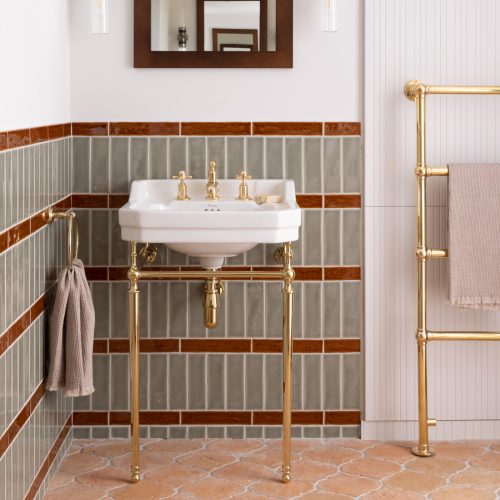 West One Bathrooms Edwardian Washstand Gold