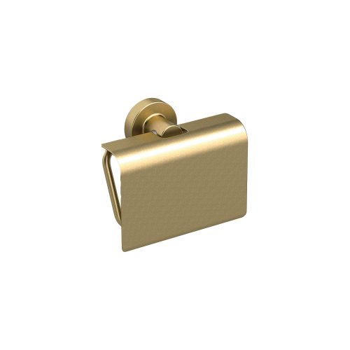 west one bathrooms online 194964 tecno project toilet roll holder with flap brushed brass