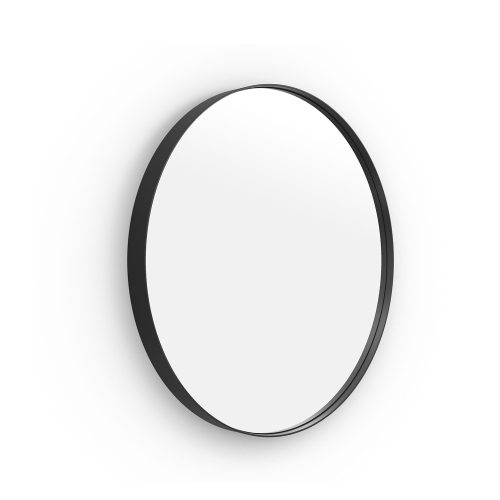 west one bathrooms online B375622 city round mirror 60cm black c01