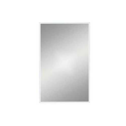 west one bathrooms online B375745 docklands rectangular mirror 50 white