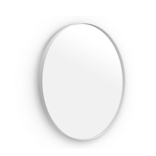 west one bathrooms online CTY 00D080 WH city round mirror 80cm white c01