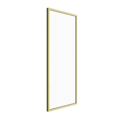 west one bathrooms online DKL 001410 BB C01 docklands rectangular mirror 40x100cm brushed brass