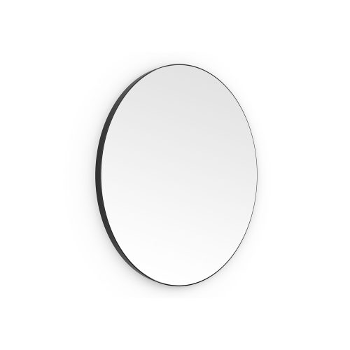 west one bathrooms online OSL 00D060 BK  C01 oslo round mirror 60 black
