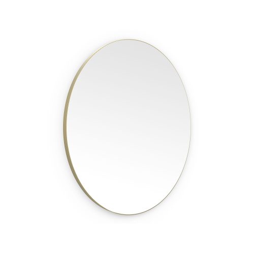 west one bathrooms online OSL 00D080 BB  C01 oslo round mirror 80 brushed brass