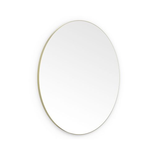 west one bathrooms online OSL 00D100 BB  C01 oslo round mirror 100 brushed brass