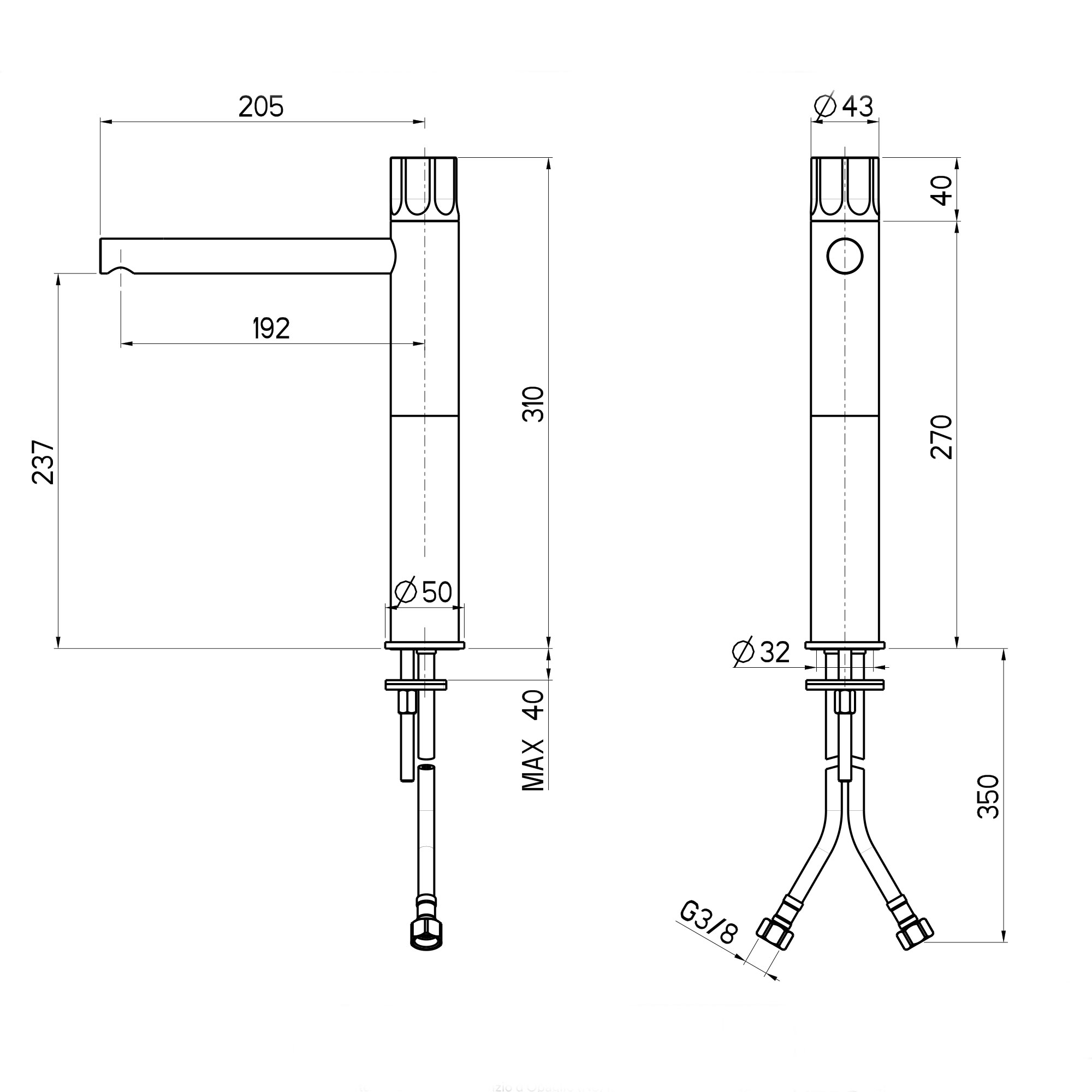 west one bathrooms online Quadro Modo DT 17 02 technical