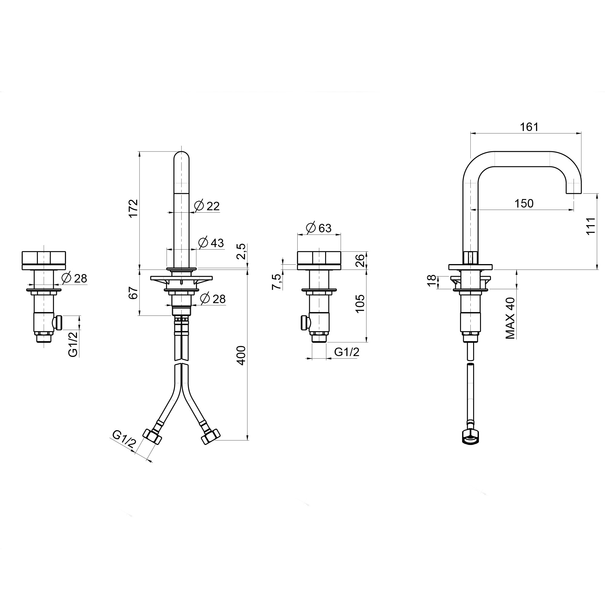 west one bathrooms online Quadro Valvola01 DT 19 31V