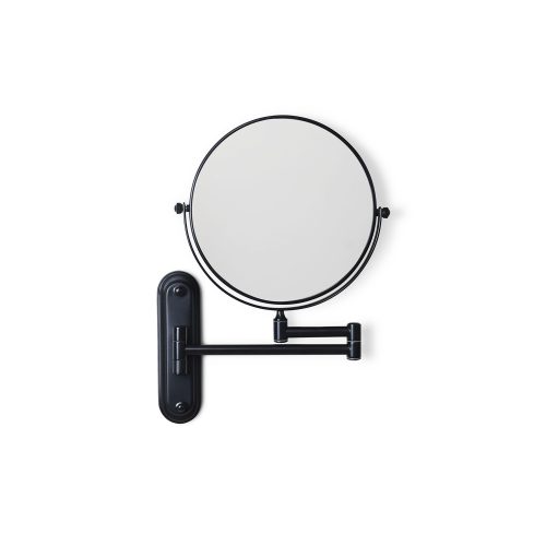 west one bathrooms online TYL 007520 BK taylor reversible 5x magnifying wall mirror black
