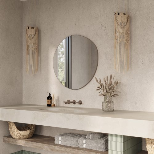 West One Bathroooms oslo organic mirror