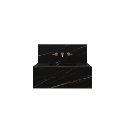 Laurent Splashback 800mm 3 tap holes