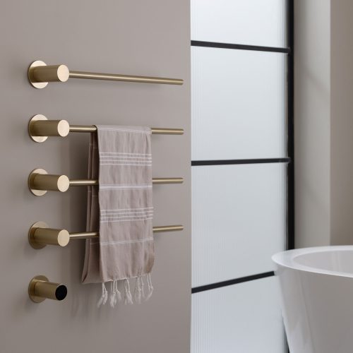 west one bathrooms online Onyx heated towel bars lifestyle