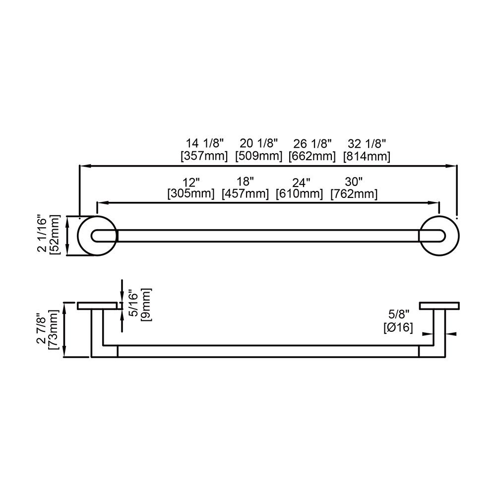 SEA Towel Bar 2×2 1