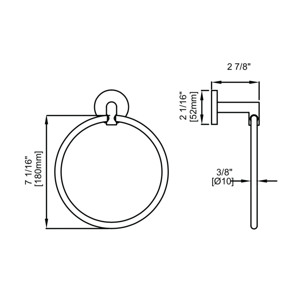 SEA Towel Ring RD 2×2 1