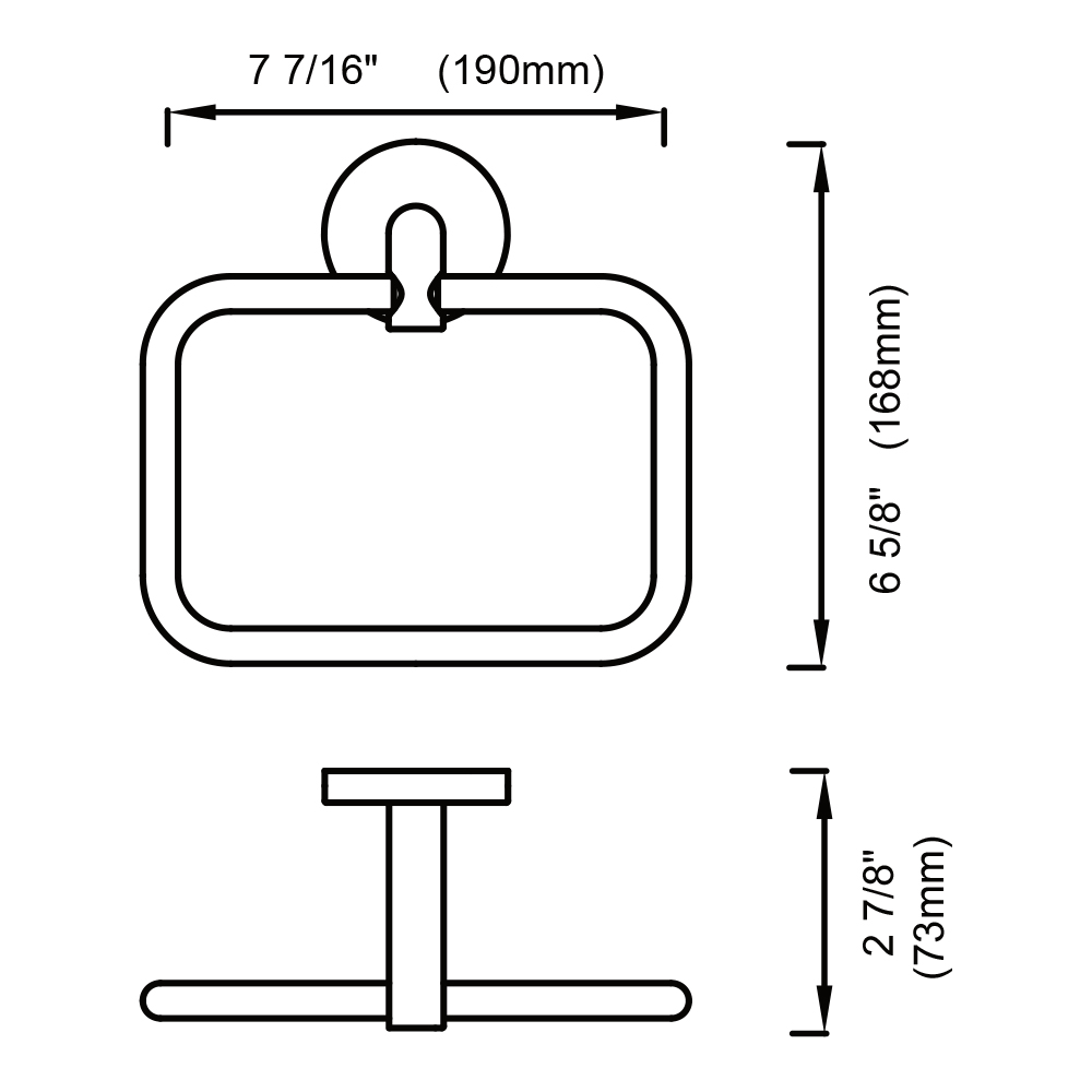 SEA Towel Ring RT 2×2