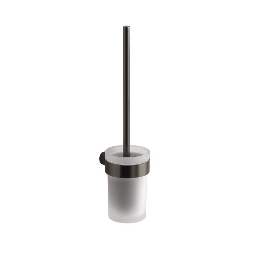 west one bathrooms online PI33 03 81  C01 pirenei wc brush set wall mounted gunmetal