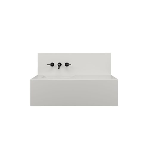 west one bathrooms online ALPIWHITE100LEFT
