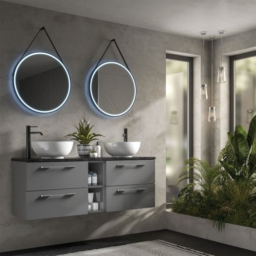 west one bathrooms online 79520700 Solstice Mirror Black 60