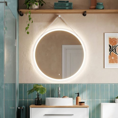 west one bathrooms online Solstice 80 Matt White Mirror