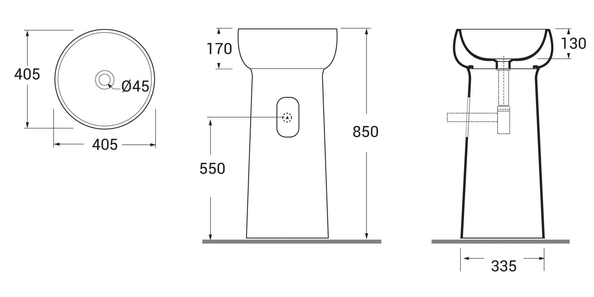 west one bathrooms online LALF04040P00 technical