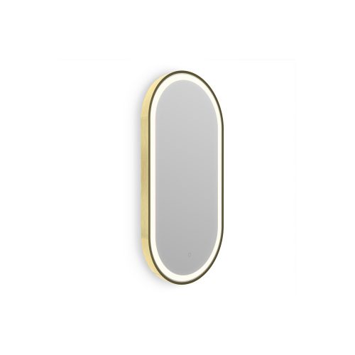 west one bathrooms online LML 01C048 BB  C01 lomax light capsule mirror 40x80cm brushed brass