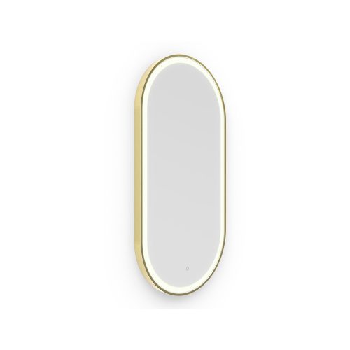 west one bathrooms online LML 01C051 BB  C01 lomax light capsule mirror 50x100cm brushed brass