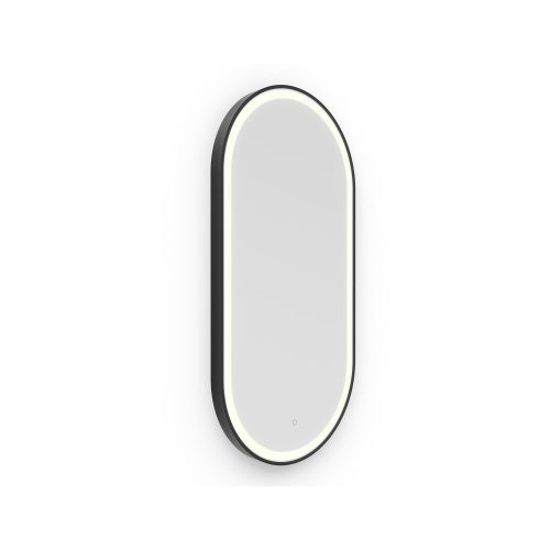 west one bathrooms online LML 01C051 BK  C01 lomax light capsule mirror 50x100cm black