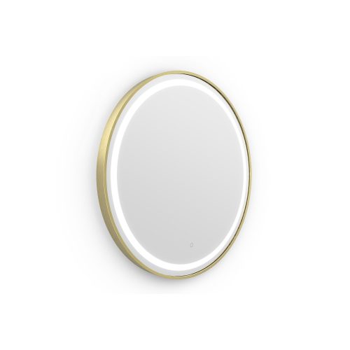 west one bathrooms online LML 01D070 BB  C01 lomax light capsule mirror 70cm brushed brass