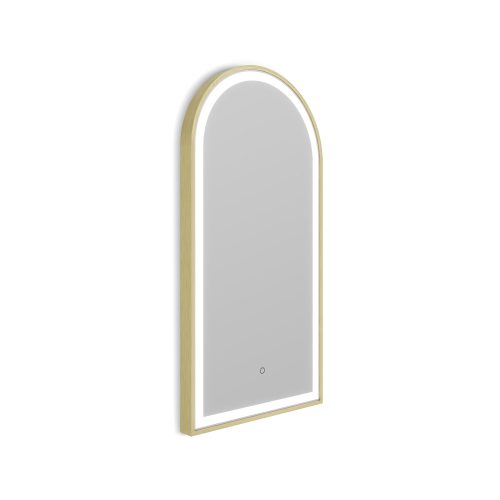 west one bathrooms online LML 01R048 BB  C01 lomax light arch mirror 40x80cm brushed brass
