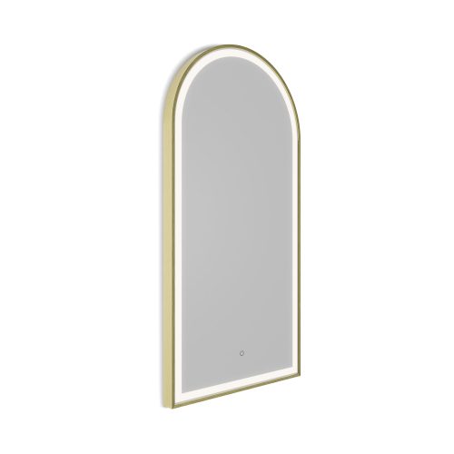 west one bathrooms online LML 01R051 BB  C01 lomax light arch mirror 50x100cm brushed brass